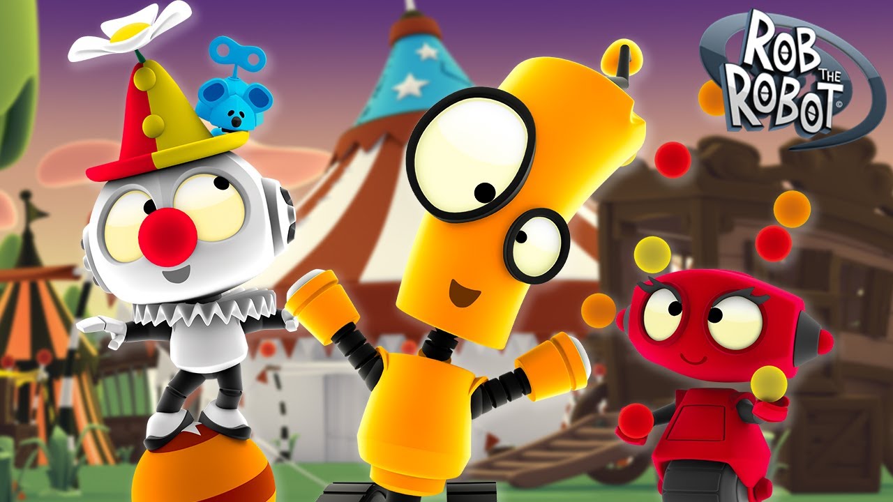 Cirque-it du Soleil! | Rob The Robot | Preschool Learning