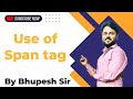 Span tag use in html| Span tag tutorial in Hindi| html tutorial
