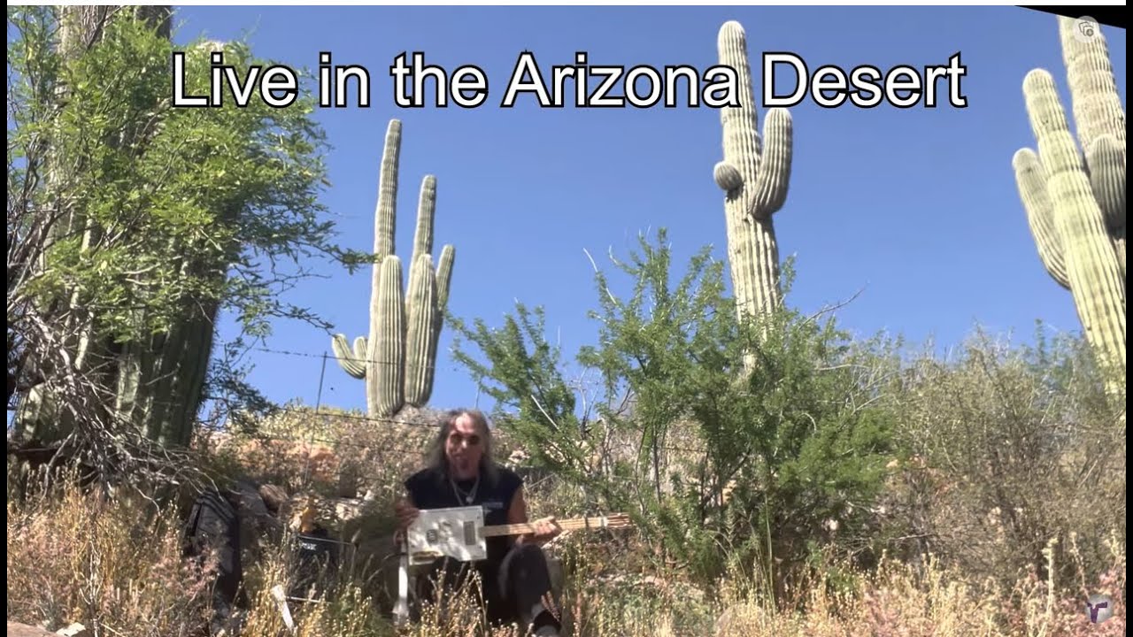 Hot Sauce Man Original Blues in the Desert 3 String Cigar Box Guitar