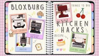 Bloxburg : Kitchen Hacks | Functional | Tips & Designs | Series 21