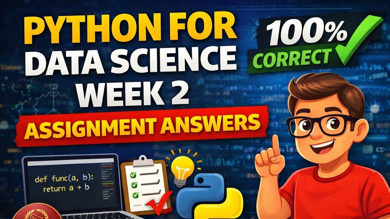 Python for Data Science week2 Assignment Answers - YouTube