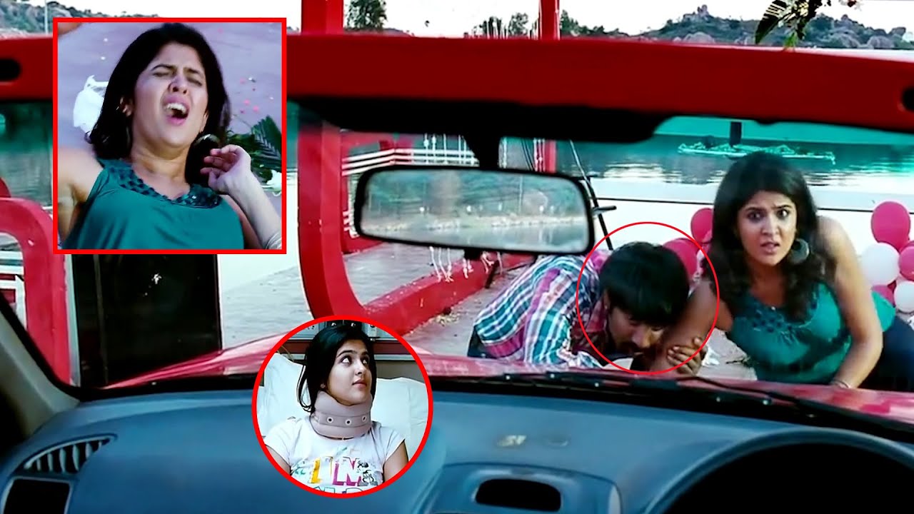 Ravi Teja Saves To Deeksha Seth Movie Scenes | Movie Express