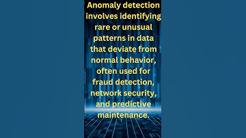 Anomaly Detection Overview