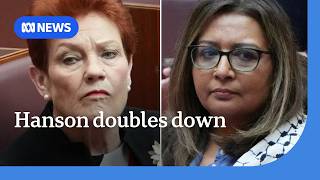 Pauline Hanson loses appeal bid against racial discrimination of Mehreen Faruqi | ABC NEWS
