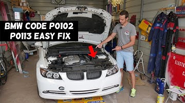 BMW CODE P0102, P0113 Mass Air Flow Sensor, Intake Temperature Sensor ENGINE LIGHT ON FIX