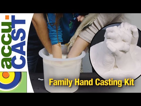 Unique Lifecasting Keepsake - Accu-Cast Family Hand Casting Kit