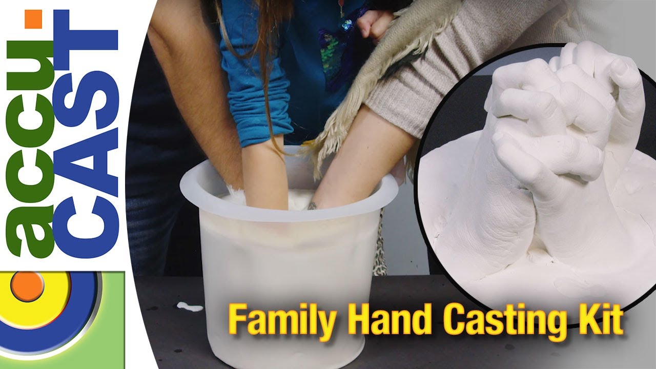 Unique Lifecasting Keepsake - Accu-Cast Family Hand Casting Kit