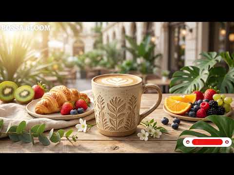 Tropical Morning Café Jazz 🌴 Relaxing Bossa Nova Music for Study, Work & Focus