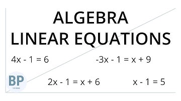 IGCSE Maths Algebra: Linear Equations