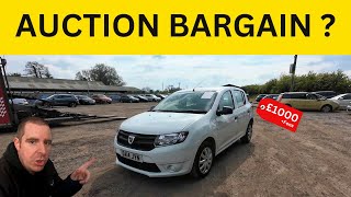 BUYING A CHEAP DACIA SANDERO FROM AUCTION FOR £1000