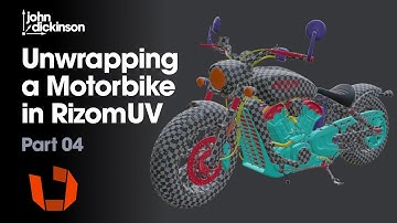Unwrapping a Motorbike in RizomUV - Part Four