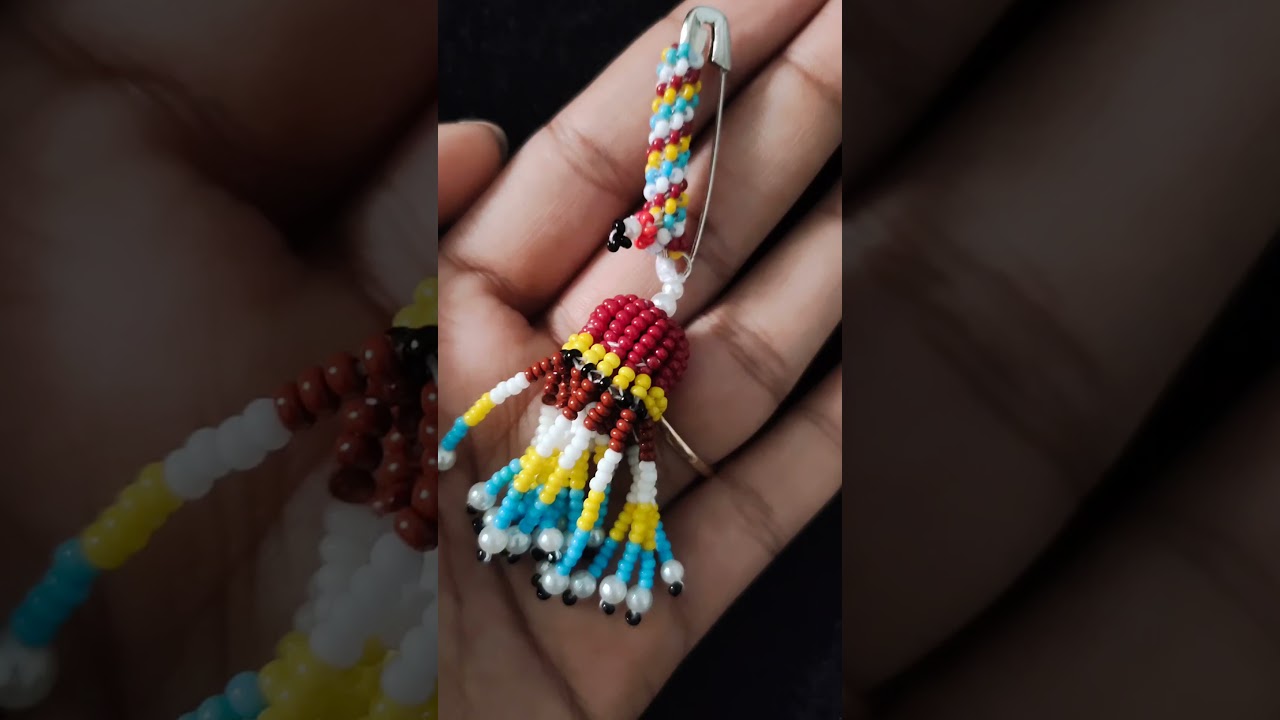 diy || diy saree pin || handmade jewelry 