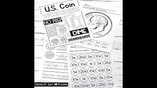 Penny Counting Coins Worksheets