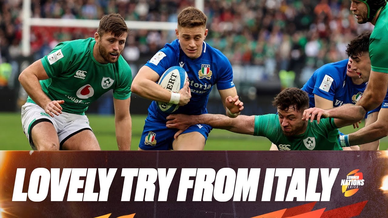 FORZA ITALIA 🇮🇹 Ireland v Italy Summer Nations Series