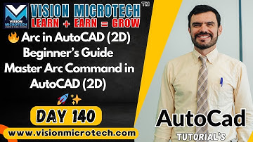 🔥 Arc in AutoCAD (2D) – Beginner’s Guide | Master Arc Command in AutoCAD (2D) 🚀 ✨