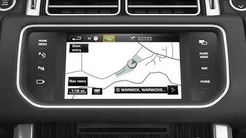 All New Range Rover  Navigation  TMC