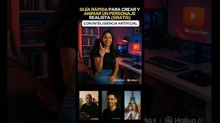GUÍA RAPIDA PARA CREAR Y ANIMAR PERSONAJES REALISTAS CON IA GRATIS  #inteligenciaartificial #chatgpt