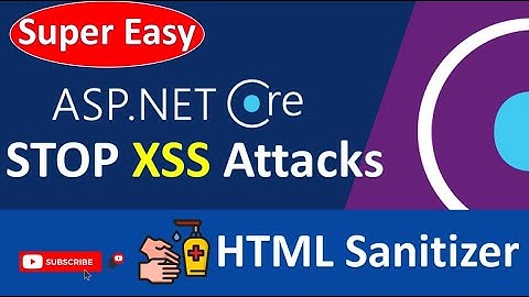 How to prevent XSS attacks in ASP .NET Core Web API