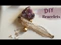 Crystal Bracelets , Diy , How to make bracelets with leather glitter and crystal