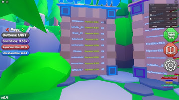 Grinding For Supreme Leaderboard #1 (Button Simulator Grind)