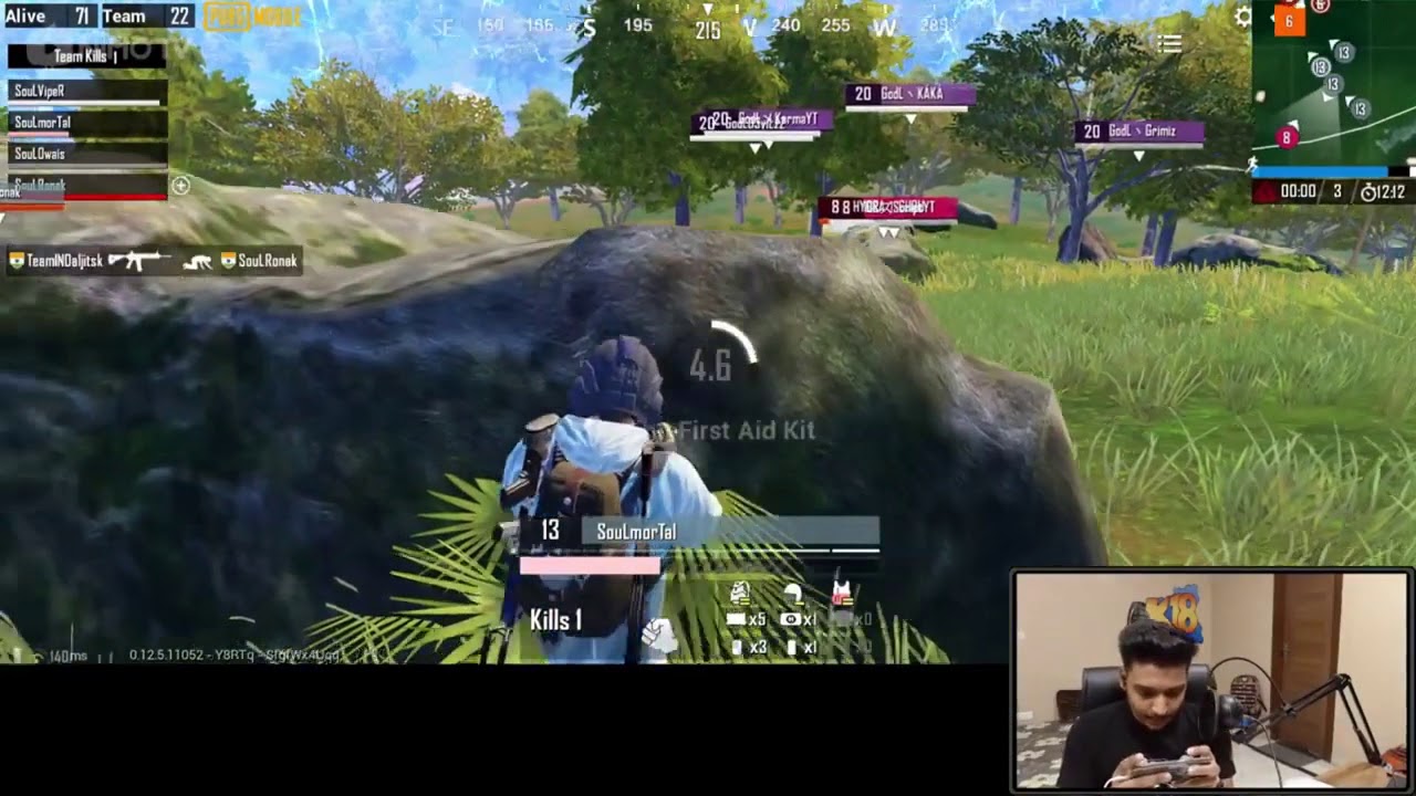 Dynamo Vs Mortal Vs Gareeboo Vs Kronten Vs Alpha Clasher Vs MdisCrazy in tournament | pubggampaly