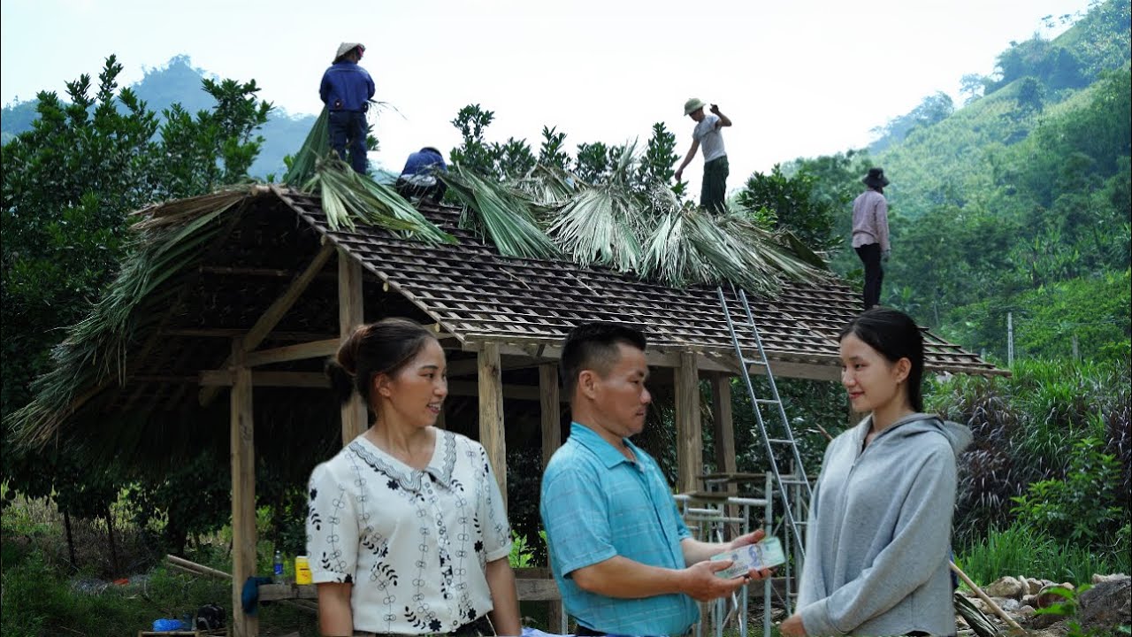 The stepfather did not hate Tieu Nu at all - he spent a large sum of money to help build  new house.