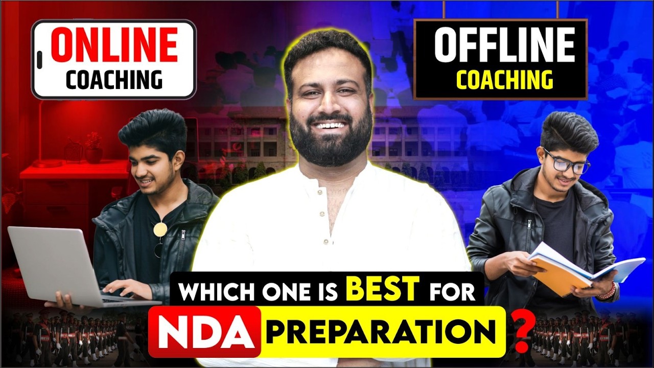 NDA Preparation: 🔥Online ya Offline Coaching? 🤔 Which One is Best for ...