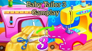 we will make a frock and a shirt | baby tailor 3 - crazy animals gameplay screenshot 1