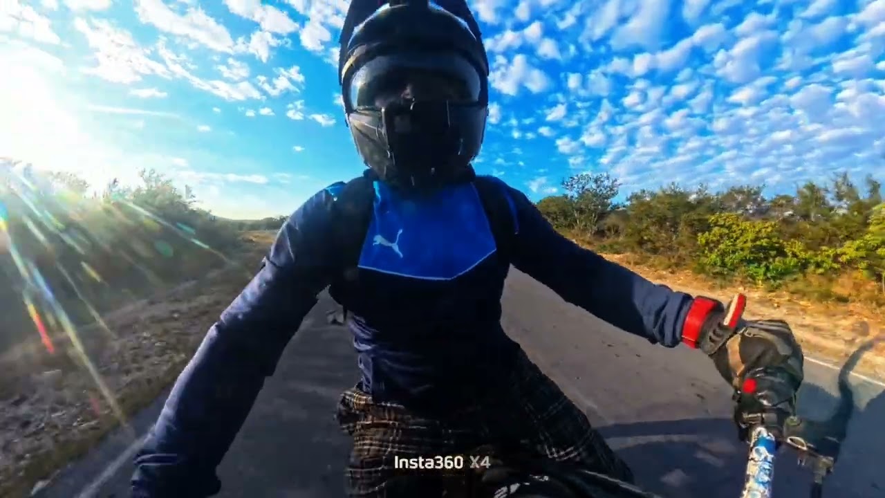 Paseo en moto por la laguna de Higueras NL