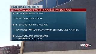 United Way distributing fans to help community members stay cool over the summer
