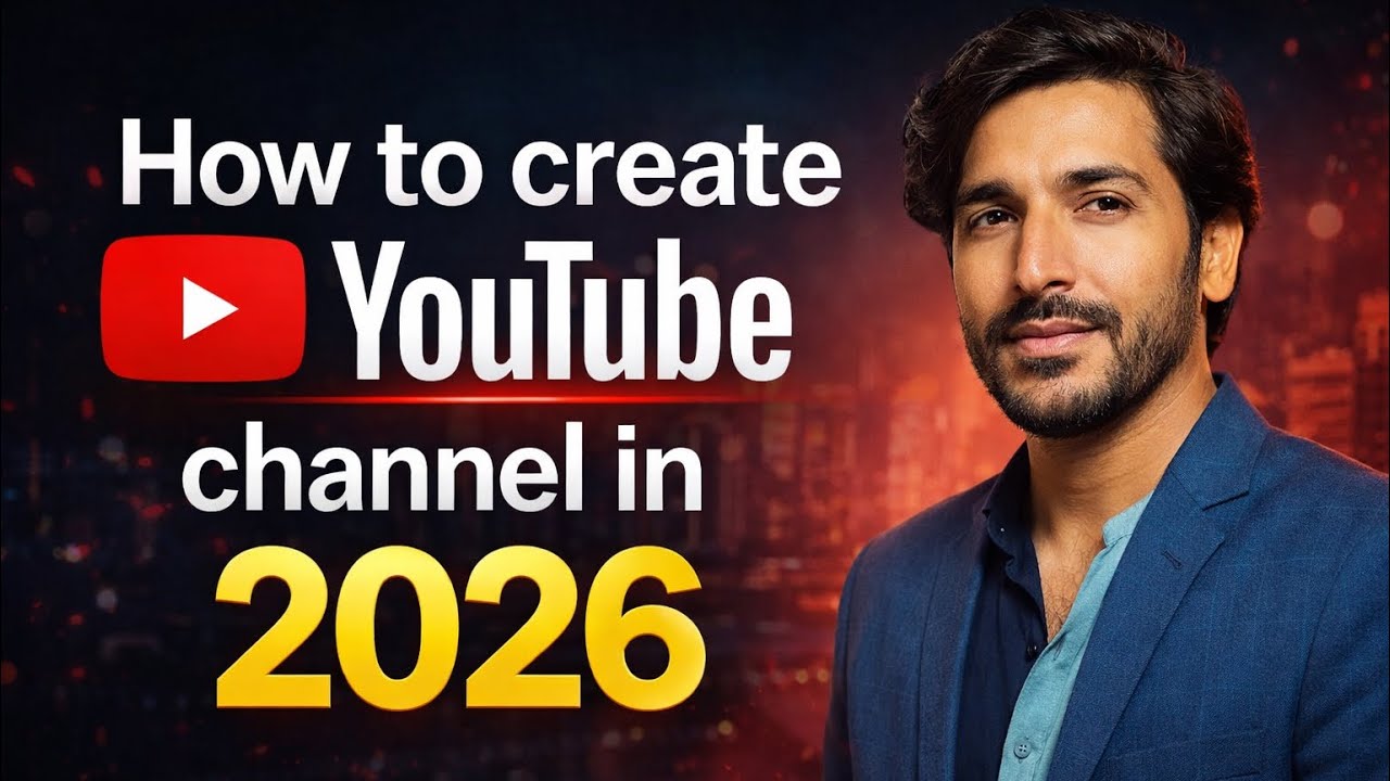 "YouTube Channel Kaise Banaye 2026 Mein? Zero Se Shuru Karo aur Grow Karo! 🔥"