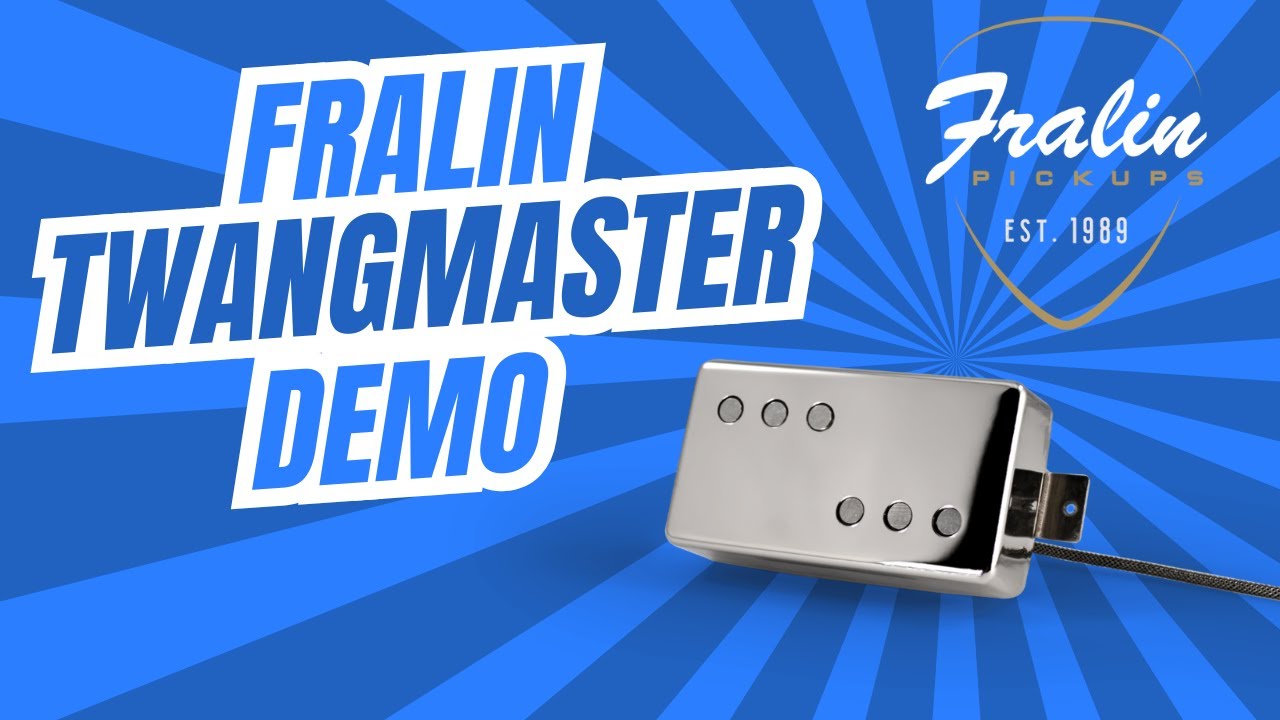 Fralin Twangmaster Guitar Pickups: Single Coil Tone, Humbucker Size.