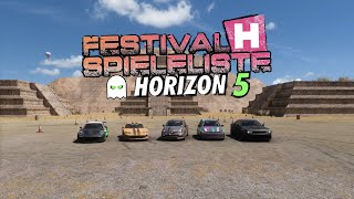 Forza Horizon 5 - Festival Spieleliste