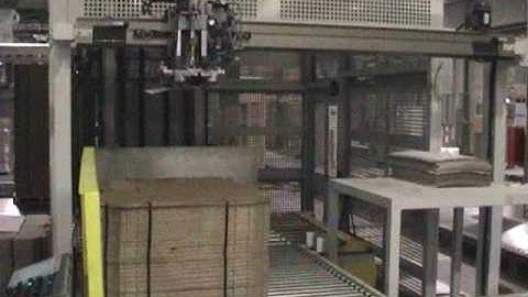 BEATTER STACKER AND PALLETIZING LINE WITH BREAKERS 2