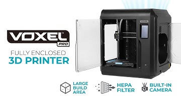 MP Voxel Pro Fully Enclosed 3D Printer, Easy Wi-Fi, Touchscreen, Auto-Leveling - P/N 44091