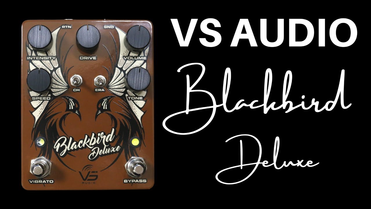 VS Audio Blackbird Deluxe Overdrive Pedal with "Bias" Tremolo Channel
