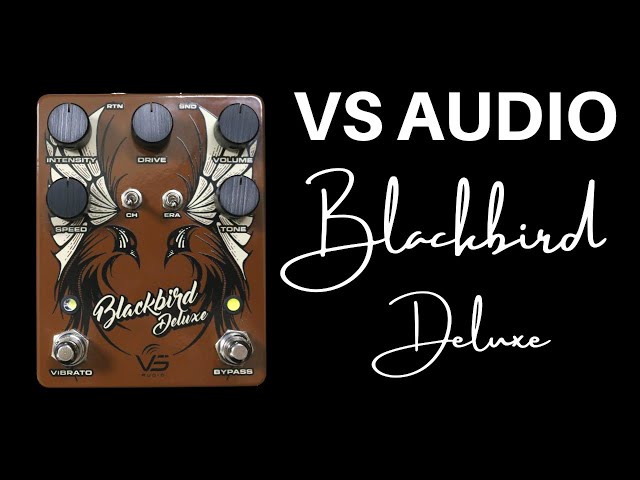 VS Audio Blackbird Deluxe Overdrive Pedal with 