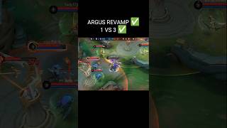 IMMORTALITY OR DEATH ARGUS LATE GAME 1 VS 3 #ARGUS #Shorts #MLBB #mobilelegends