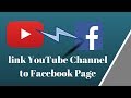 How to link youtube channel to facebook page  tech pro advice