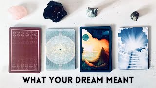The Meaning of Your Dream | Pick A Card Psychic Tarot Reading