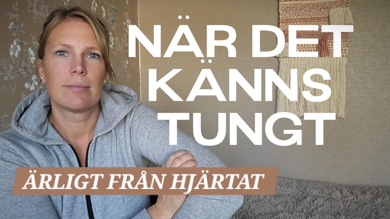 När livet känns tungt – en ärlig inblick som i livet som ensamstående mamma 