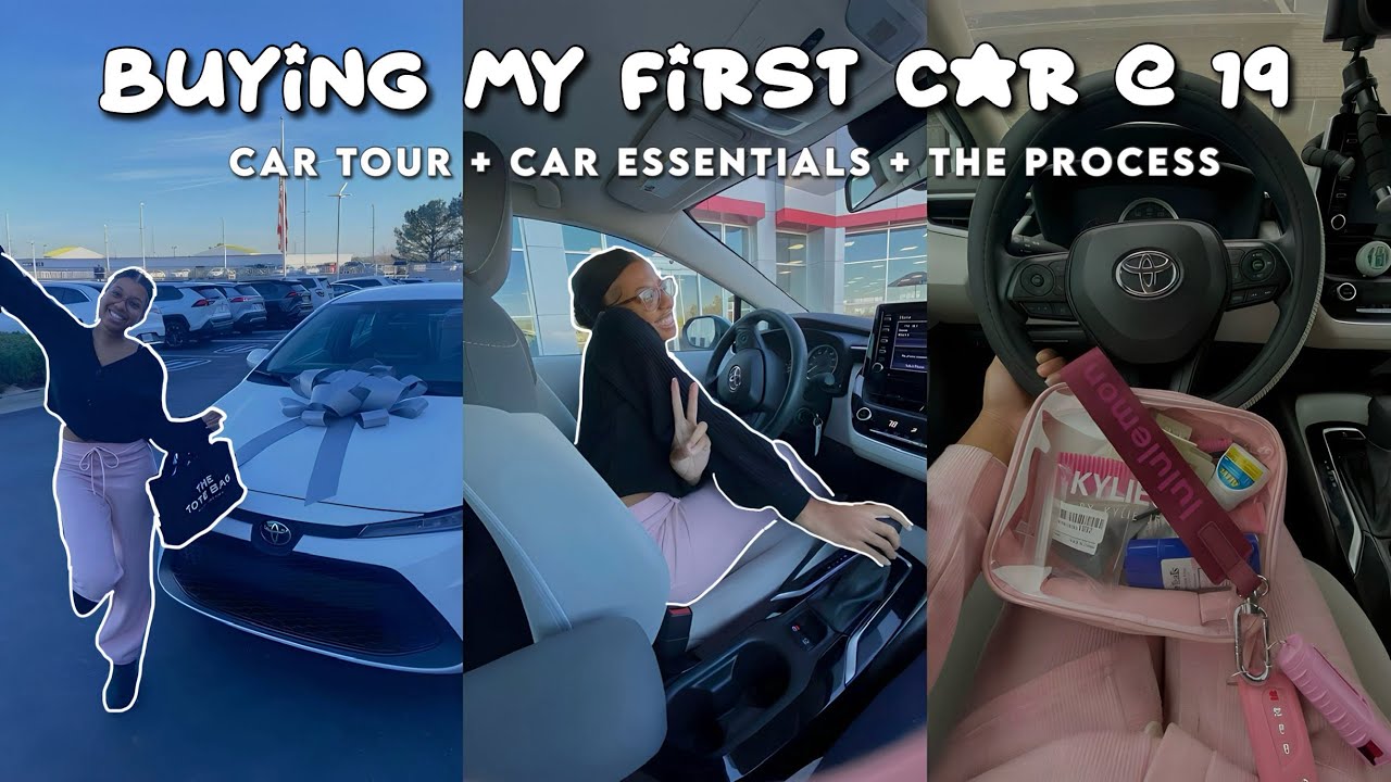 BOUGHT MY FIRST CAR AT 19| $4,000 discount ?!| car tour + car ...