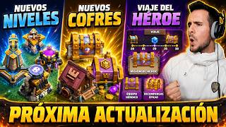 🔥 NUEVA ACTUALIZACIÓN de Clash of Clans: Viaje del Héroe, Cofres, Skins Gratis y Nuevos Niveles