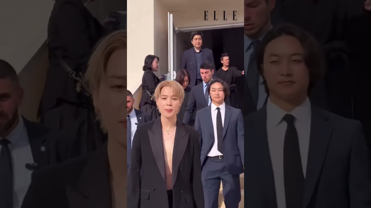 people's prince JIMIN AT PARIS FASHION WEEK