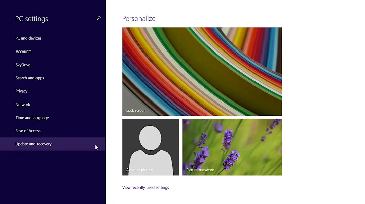 Windows 8.1 - Accessing the UEFI/BIOS Setup