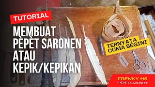 Cara membuat Pepet saronen Pamekasan | Kepik selompret