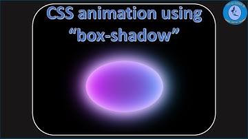 CSS animation: Oval shape glowing effect |#SkillupwithGenie #CSSanimation