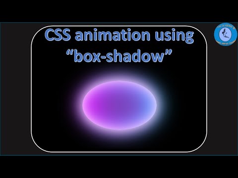 CSS animation: Oval shape glowing effect |#SkillupwithGenie #CSSanimation