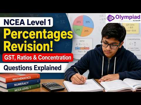 NCEA Level 1 Percentages Revision | Ratio, Concentration & GST Problems Explained