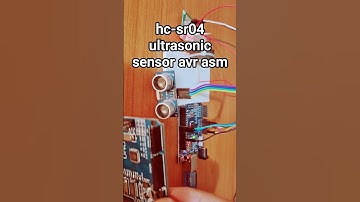 Hc-sr04 ultrasonic distance sensor arduino avr  assembler